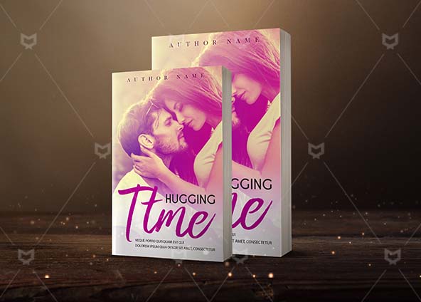 Romance-book-cover-design-Hugging Time-back