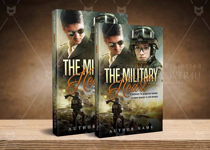 Romance-book-cover-design-The Military Heart-back