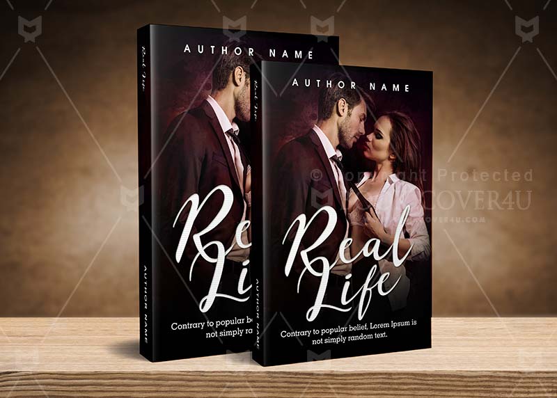 Romance-book-cover-design-Real Life-back