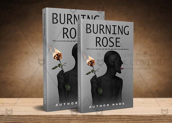 Romance-book-cover-design-Burning Rose-back