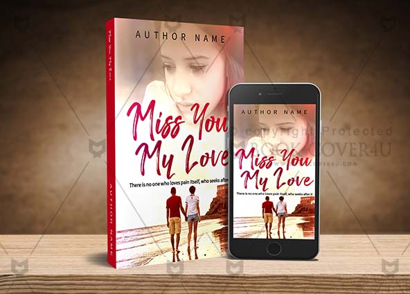 Romance-book-cover-design-Miss You My Love-back