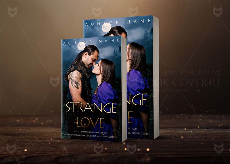 Romance-book-cover-design-Strange Love-back