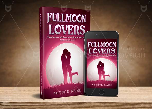 Romance-book-cover-design-Full moon Lovers-back