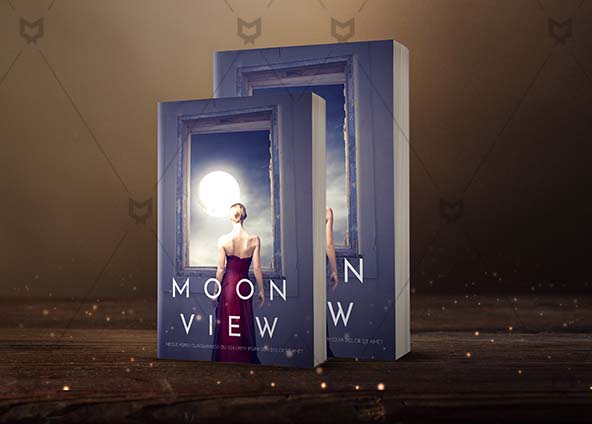 Romance-book-cover-design-Moon View-back
