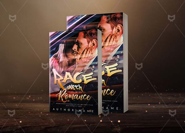 Romance-book-cover-design-Race With Romance-back