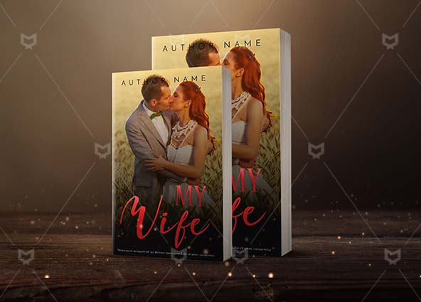 Romance-book-cover-design-My Wife-back