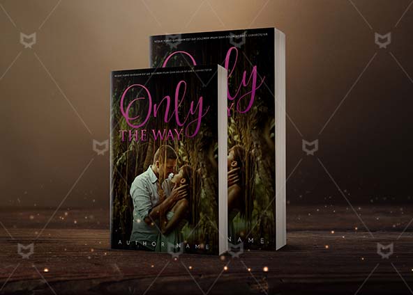 Romance-book-cover-design-Only The Way-back