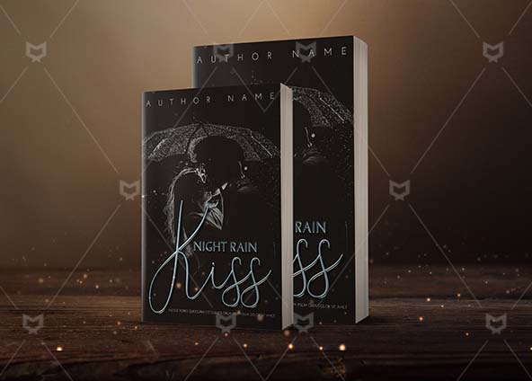 Romance-book-cover-design-Night Rain Kiss-back
