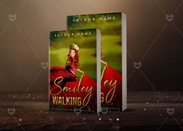 Romance-book-cover-design-Smiley Walking-back