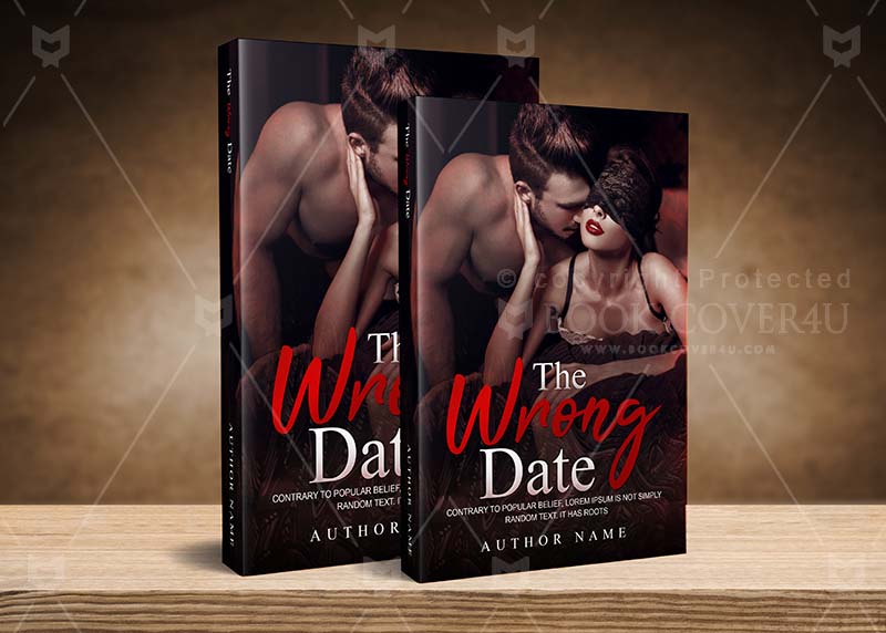 Romance-book-cover-design-The Wrong Date-back