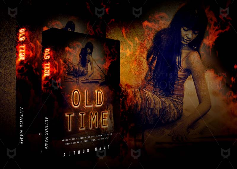 Romance-book-cover-design-Old Time-back