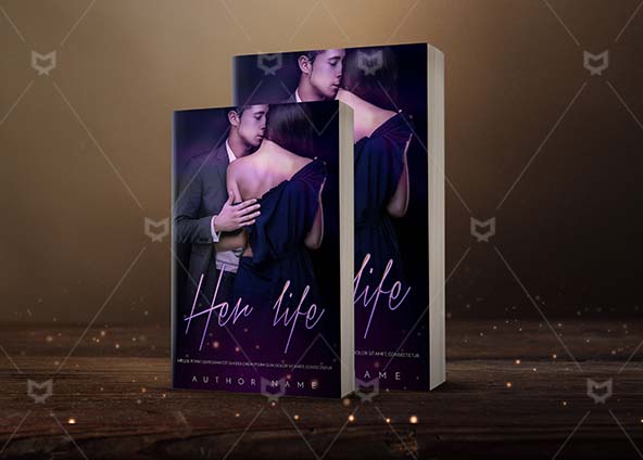 Romance-book-cover-design-Her Life-back