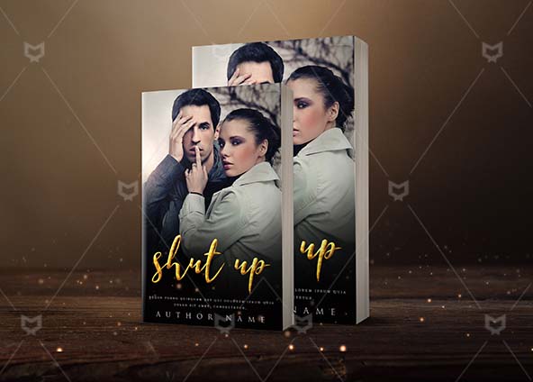 Romance-book-cover-design-Shut Up-back