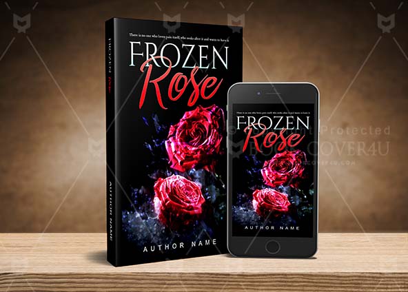Romance Book cover Design - Frozen Rose