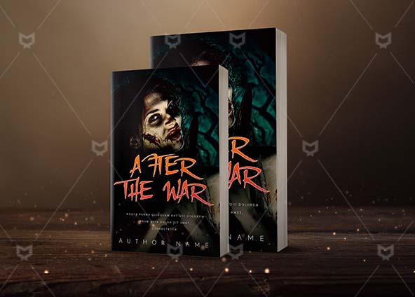 Horror-book-cover-design-After the War-back