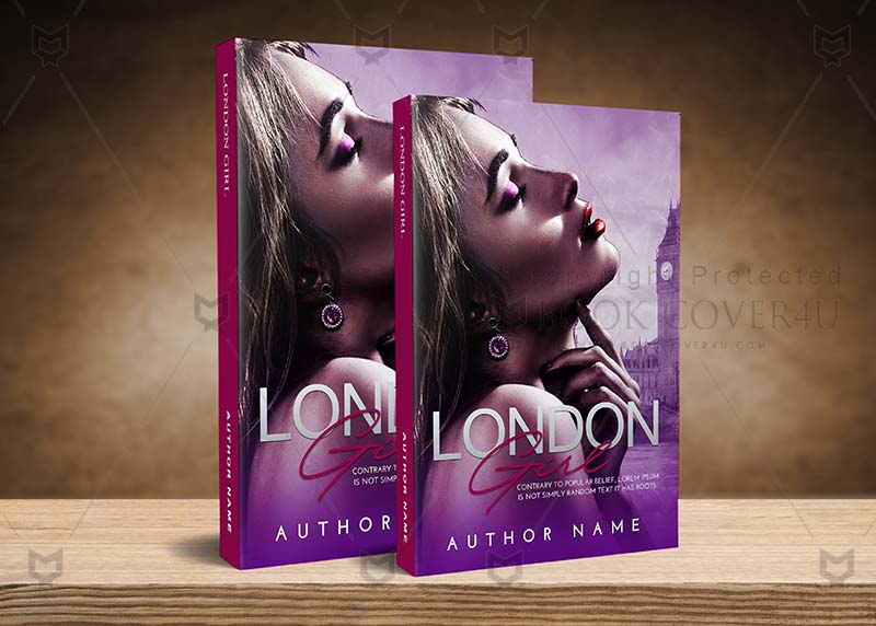 Romance-book-cover-design-London Girl-back