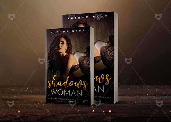 Romance-book-cover-design-Shadows Woman-back