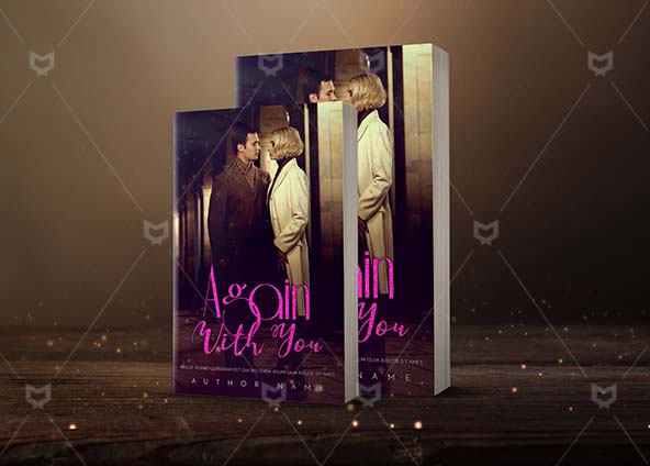 Romance-book-cover-design-Again With You-back