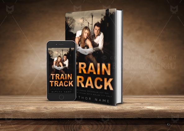 Romance-book-cover-design-Train track-back