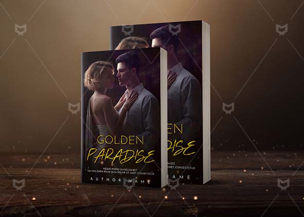 Romance-book-cover-design-Golden Paradise-back