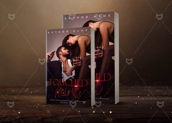 Romance-book-cover-design-Touched Heart-back