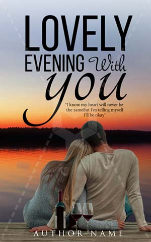 Romance-book-cover-beautiful-evening-love-couple-inspirational-romance