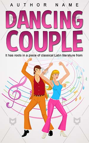 Romance-book-cover-Couple-Dancing-Dance-Disco-Leisure-Activity-Fun-Vector-Female-Young-Style-Retro-Vintage-Fancy