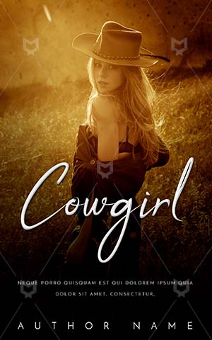 Romance-book-cover-Cow-Girl--Beautiful-Woman--Girl-In-Evening--Nature--Cow-Girl-Book-Covers--Fantasy-Book-Cover-Design--Outdoor-Woman
