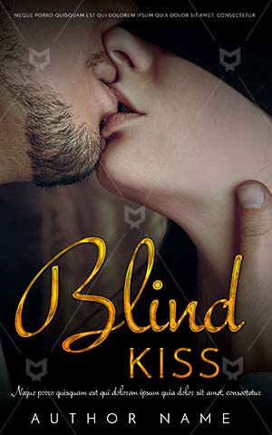Romance-book-cover-Kiss-Couple-Kissing-Blind-Book-Cover-Design-Closed-eyes-Male-and-female-Happiness-Dark-Room