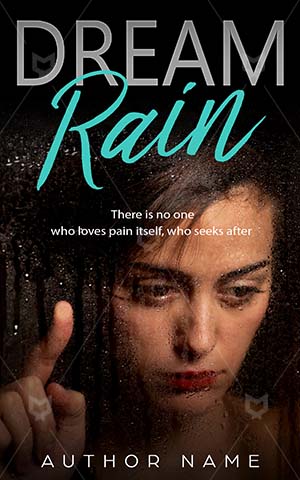 Romance-book-cover-Rain-Dreams-Expression-Looking-Beautiful-Dreamland-Teenager-Loneliness-Book-covers-for-girls-Hope-Cute-Sensuality