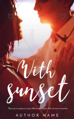 Romance-book-cover-sundown-sunset-lovely-couple--kiss---evening-couple