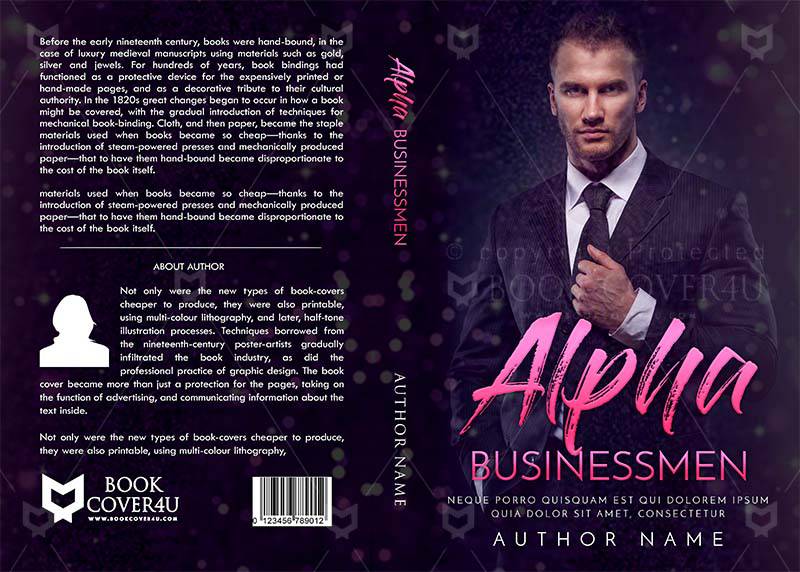 Romance-book-cover-design-Alpha Businessmen-front