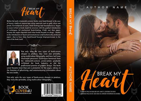 Romance-book-cover-design-Break My Heart-front