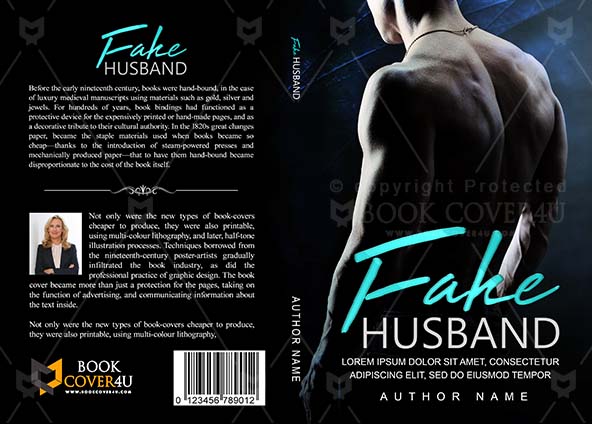 Romance-book-cover-design-Fake Husband-front