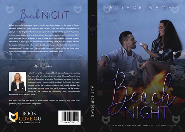 Romance-book-cover-design-Beach Night-front