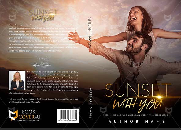 Romance-book-cover-design-Sunset With You-front