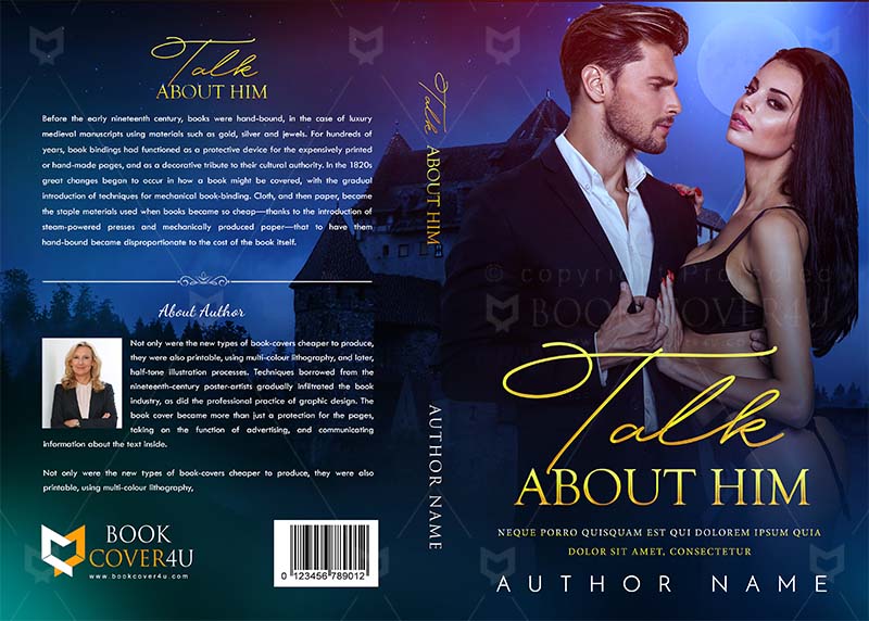 Romance-book-cover-design-Talk About Him-front