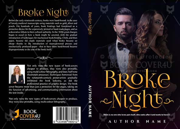 Romance-book-cover-design-Broke Night-front