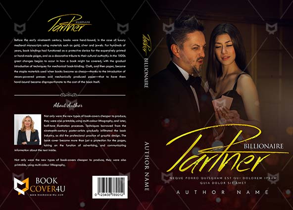 Romance-book-cover-design-Billionaire Partner-front