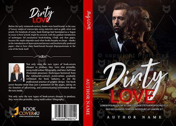 Romance-book-cover-design-Dirty Love-front