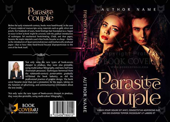 Romance-book-cover-design-Parasite Couple-front