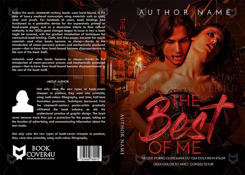 Romance-book-cover-design-The Best of Me-front