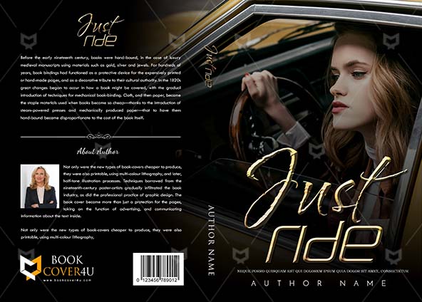 Romance-book-cover-design-Just Ride-front