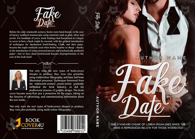 Romance-book-cover-design-Fake Date-front