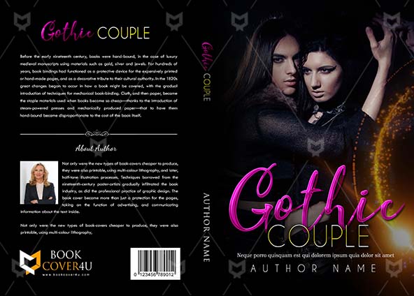 Romance-book-cover-design-Gothic Couple-front