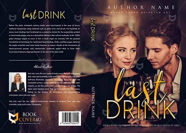 Romance-book-cover-design-Last Drink-front
