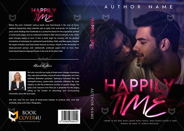 Romance-book-cover-design-Happily Time-front