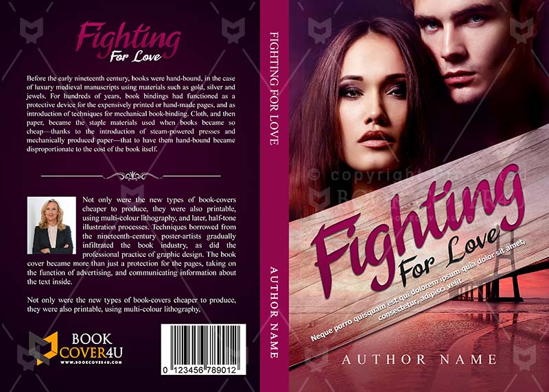 Romance-book-cover-design-Fighting For Love-front