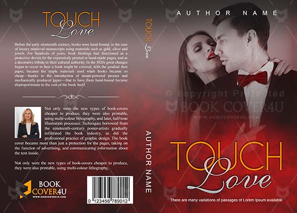 Romance-book-cover-design-Touch Love-front