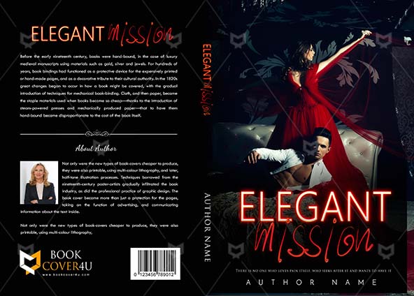 Romance-book-cover-design-Elegant Mission-front
